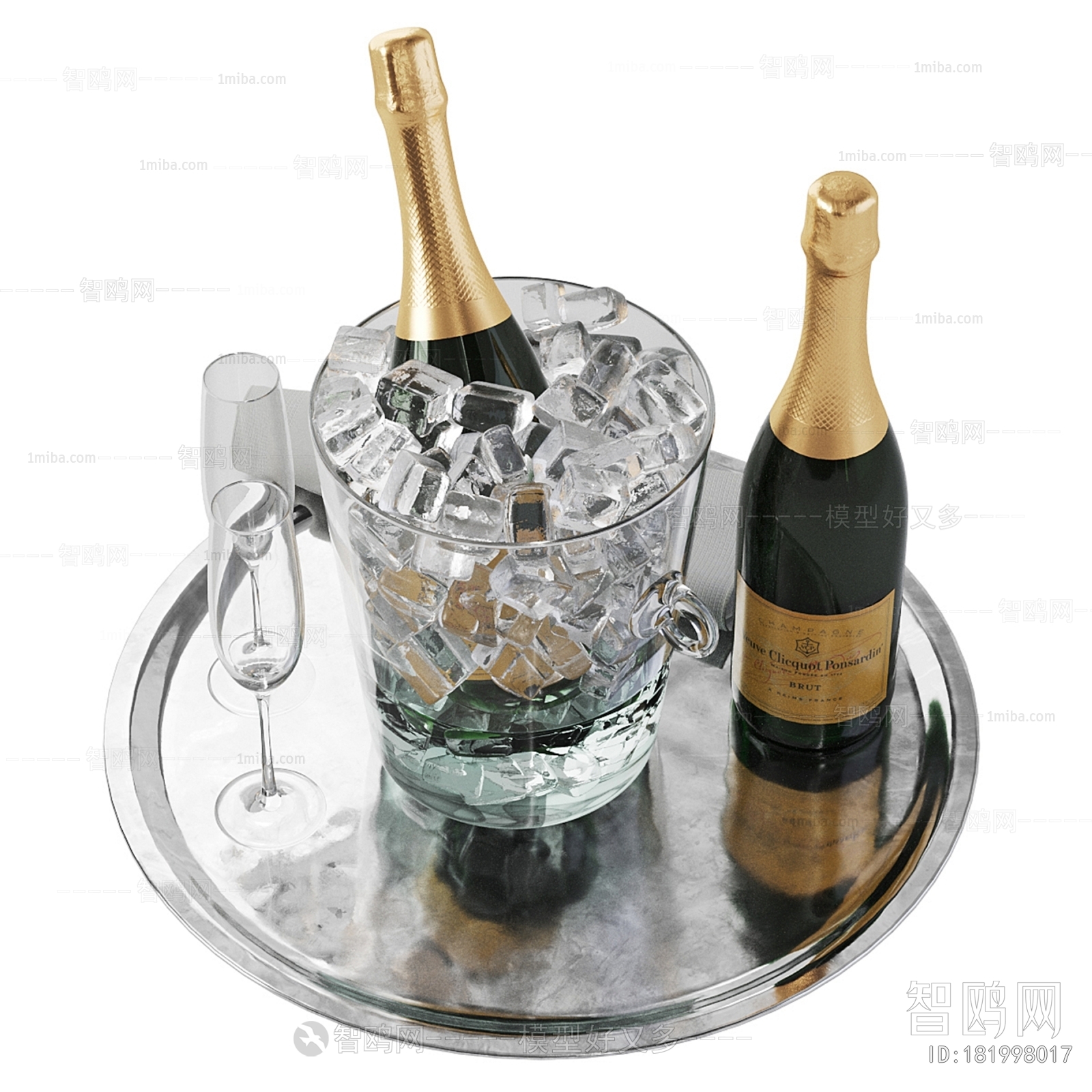 现代香槟 冰杯桶