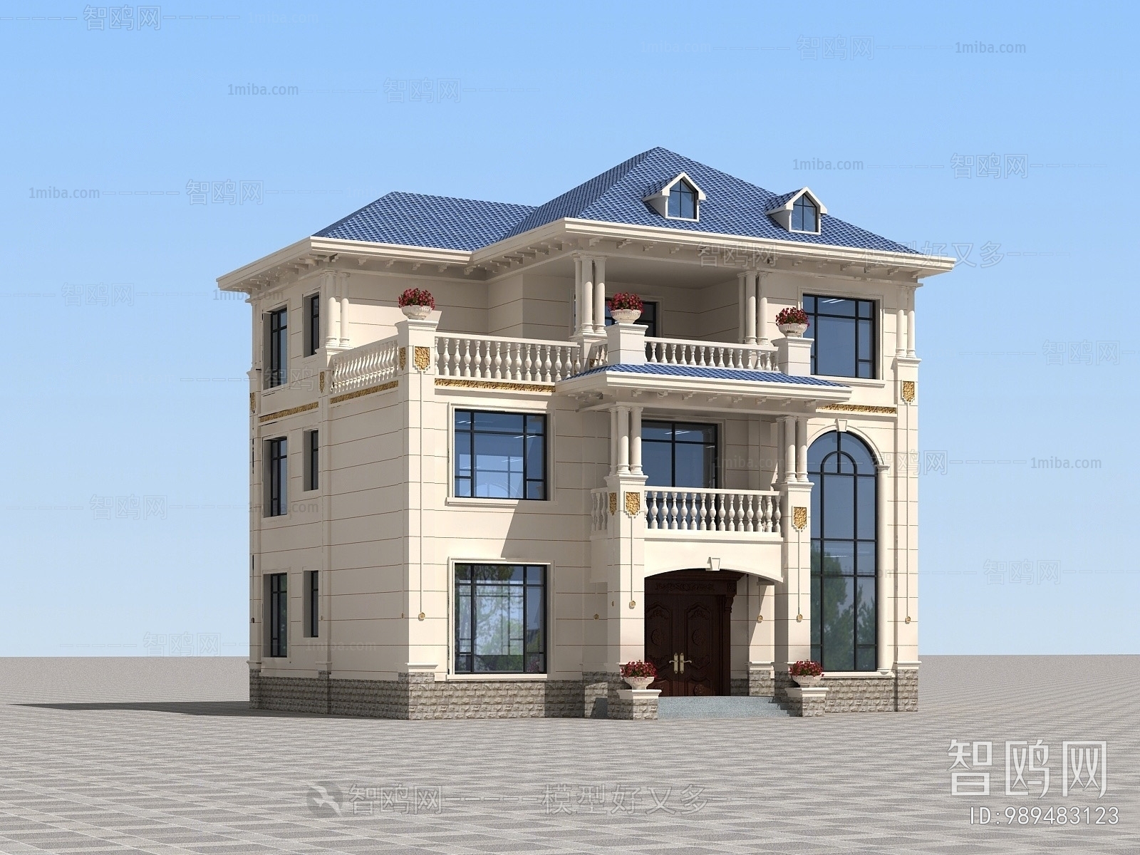 Simple European Style Detached Villa