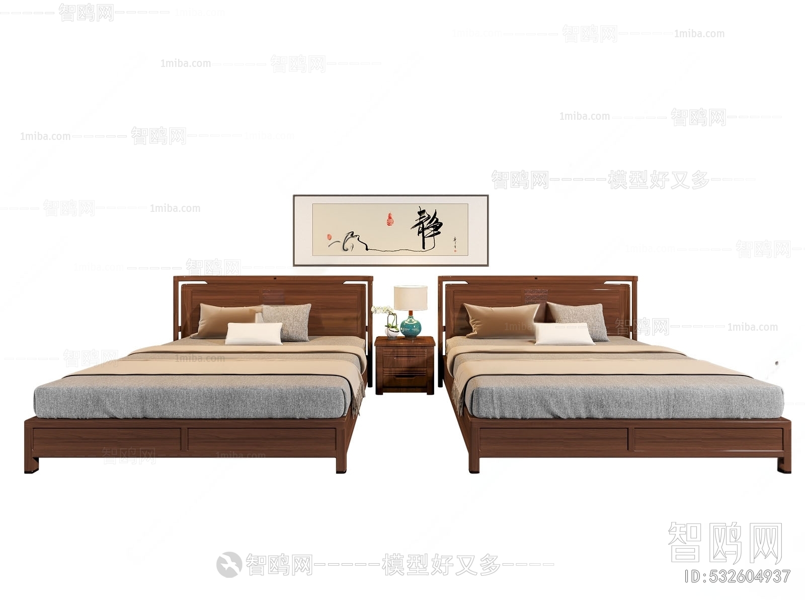 Chinese Style Single Bed