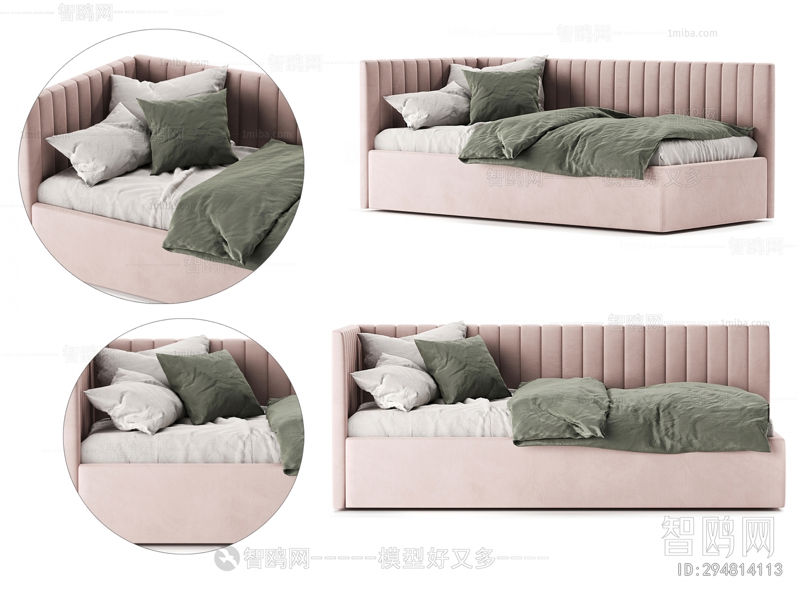 Nordic Style Single Bed