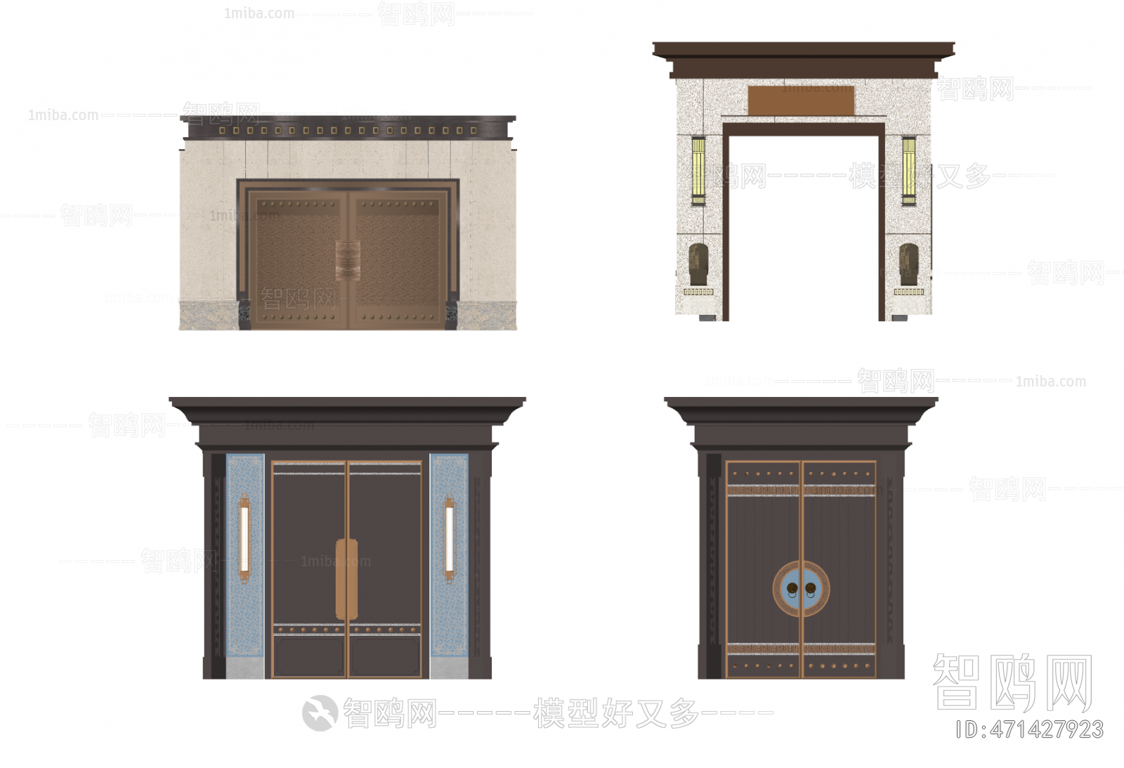 New Chinese Style Gate