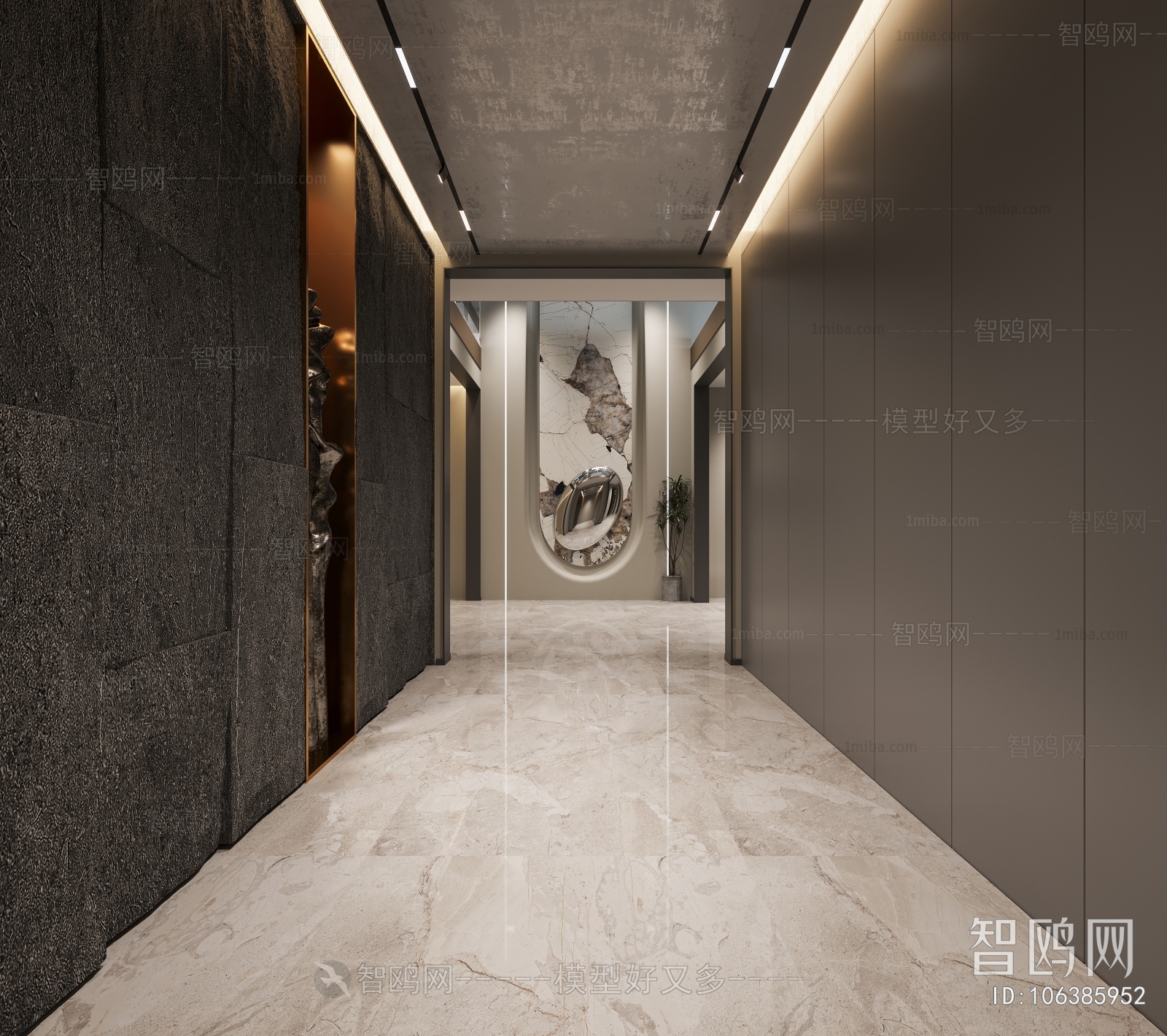 Modern Hallway