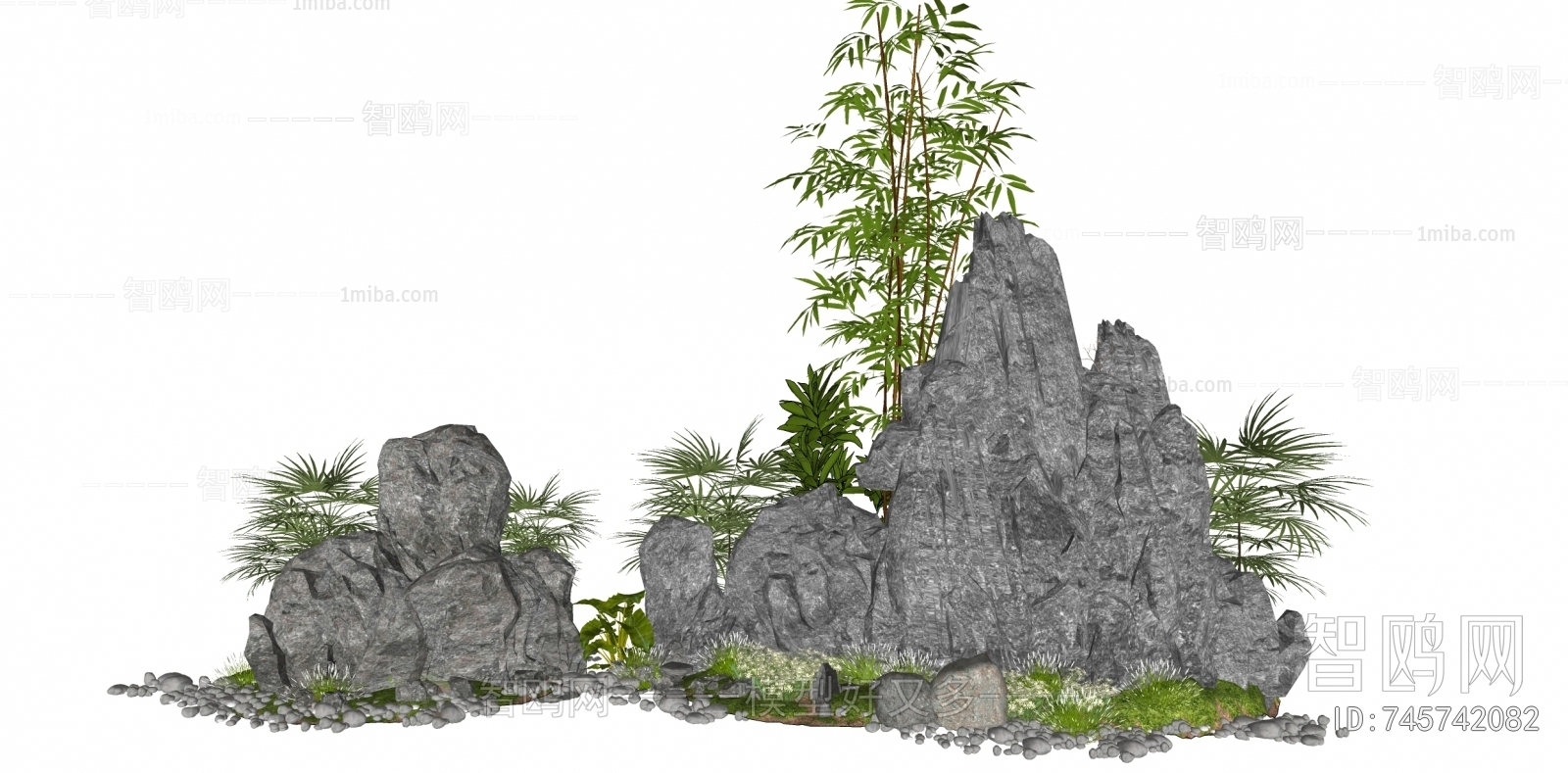 New Chinese Style Rockery Waterscape