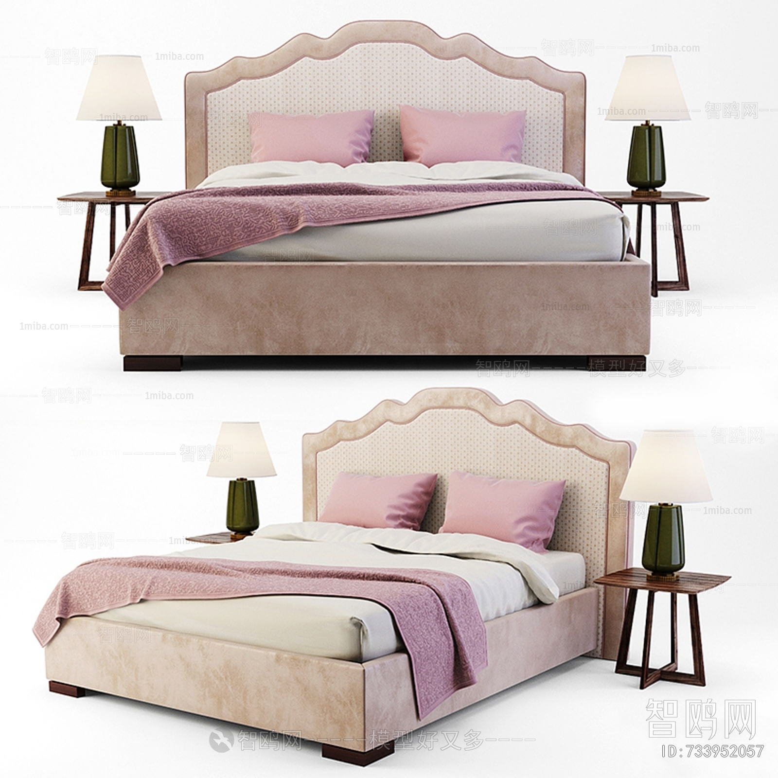 Nordic Style Double Bed