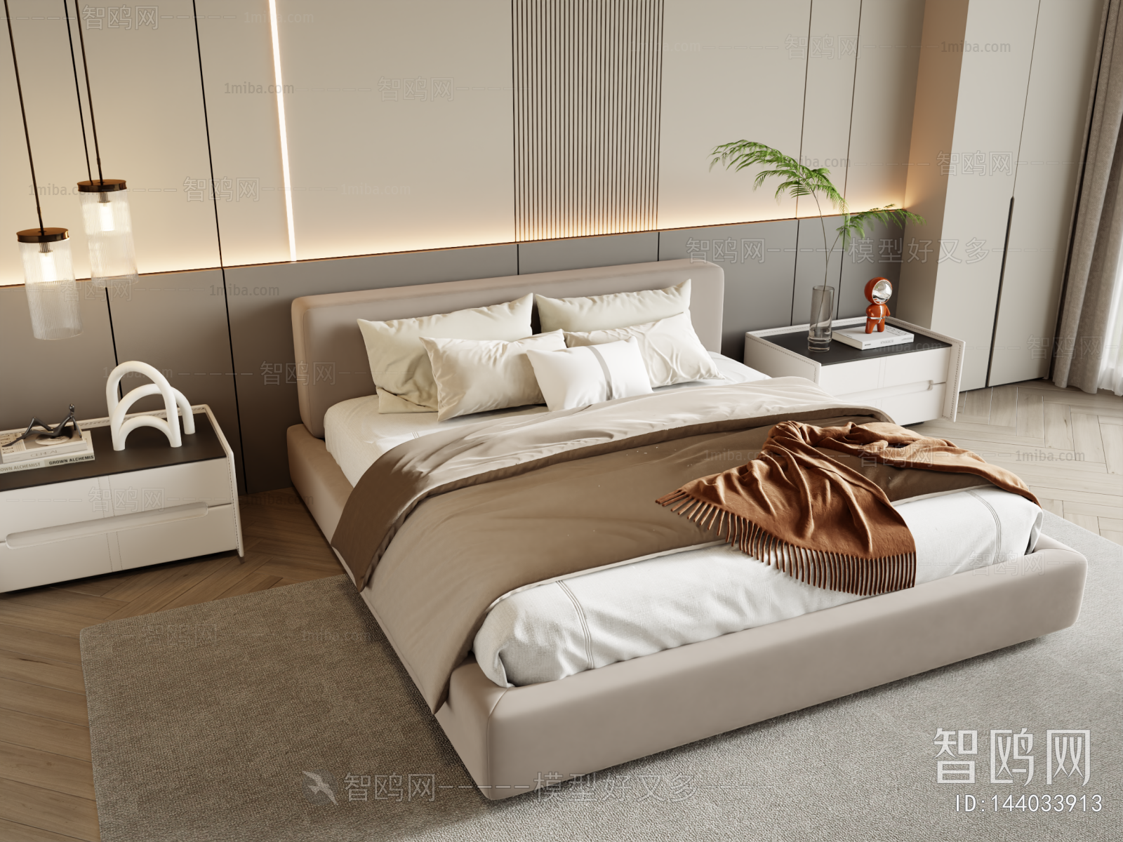 Modern Double Bed