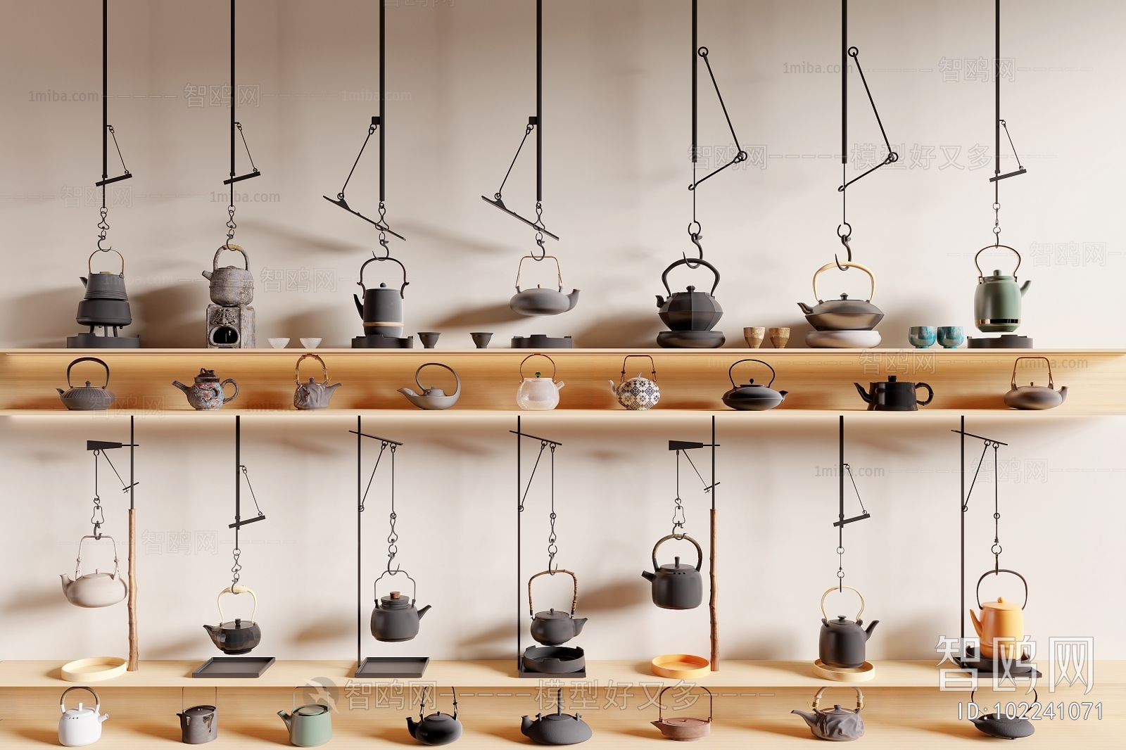 新中式悬挂茶壶 茶具