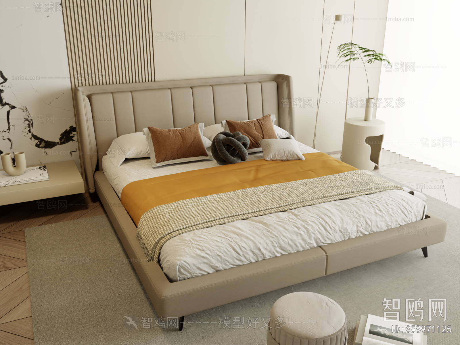 Modern Double Bed