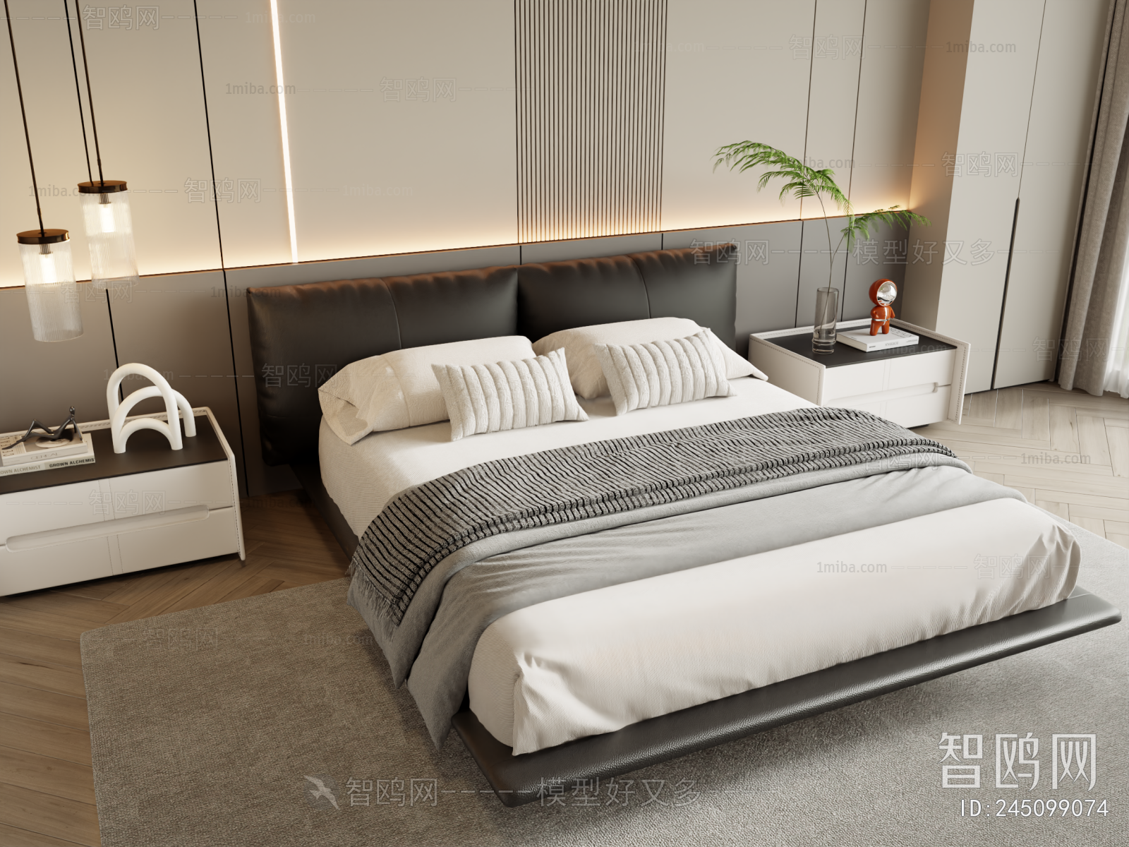 Modern Double Bed