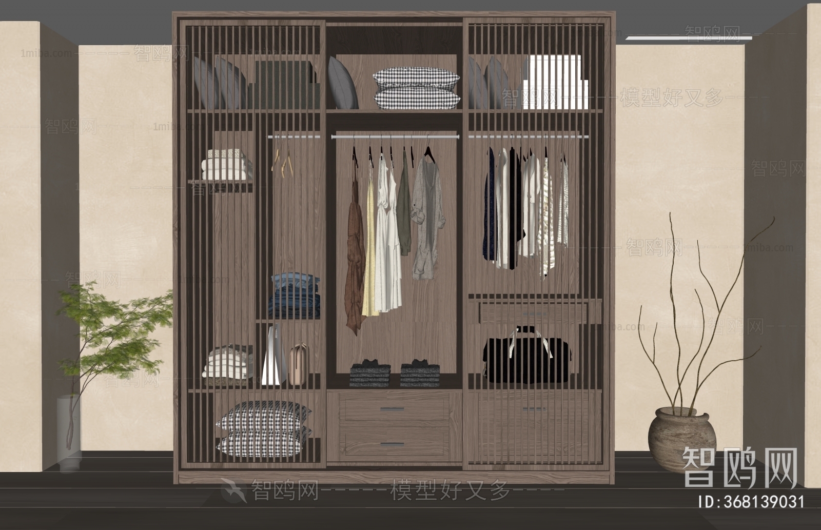 New Chinese Style The Wardrobe