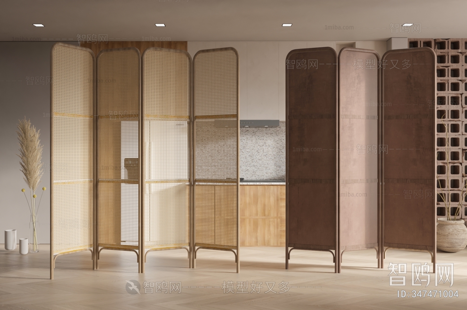 Wabi-sabi Style Partition