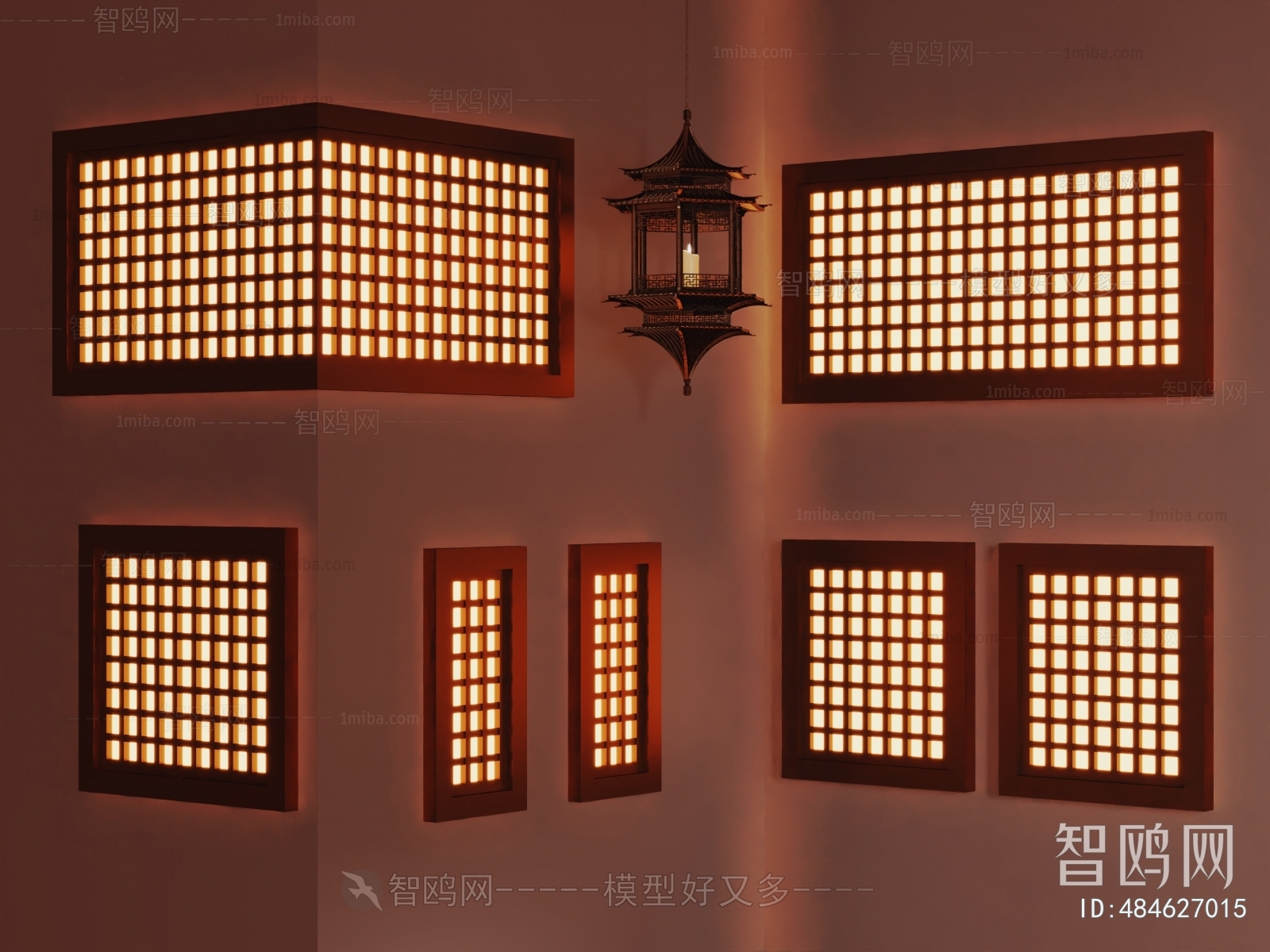 New Chinese Style Wall Lamp