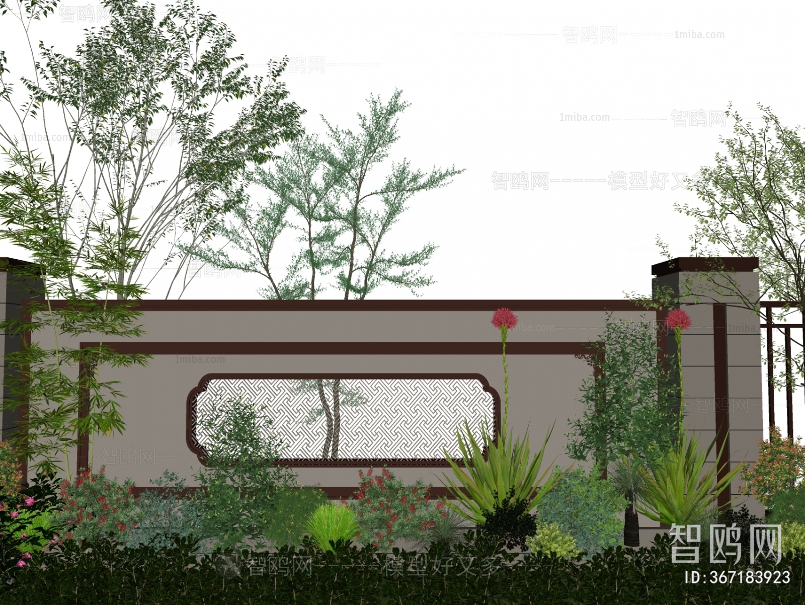 New Chinese Style Landscape Wall