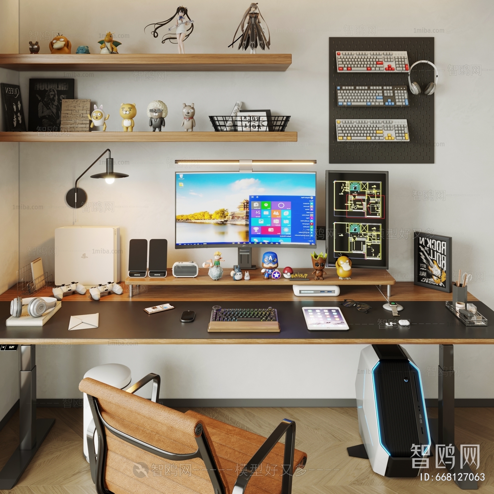 Modern Computer Desk And Chair