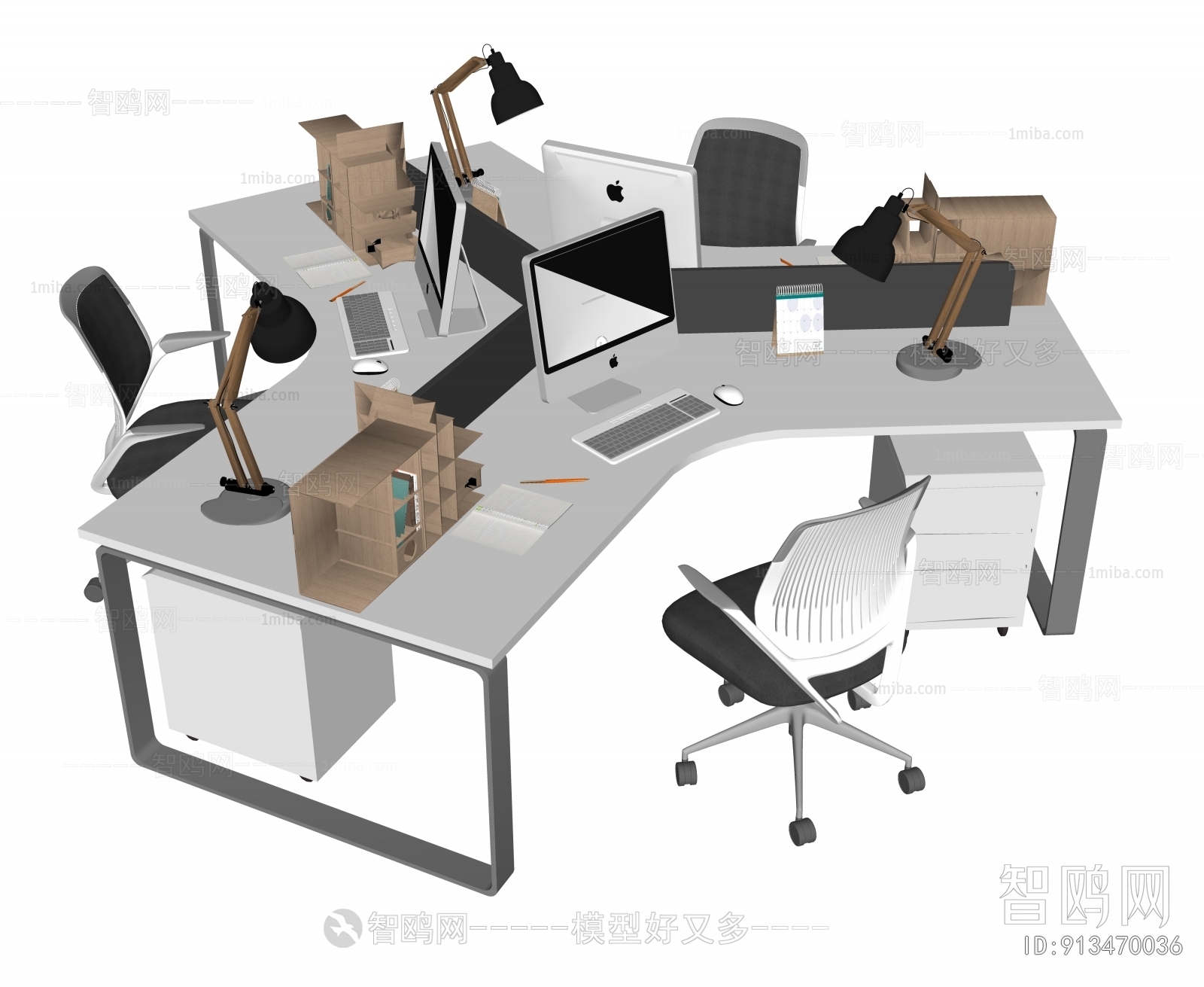 Modern Office Desk And Chair