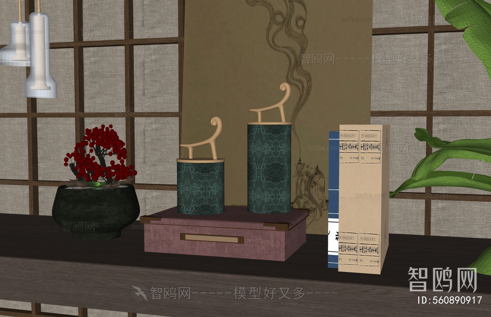 New Chinese Style Decorative Set