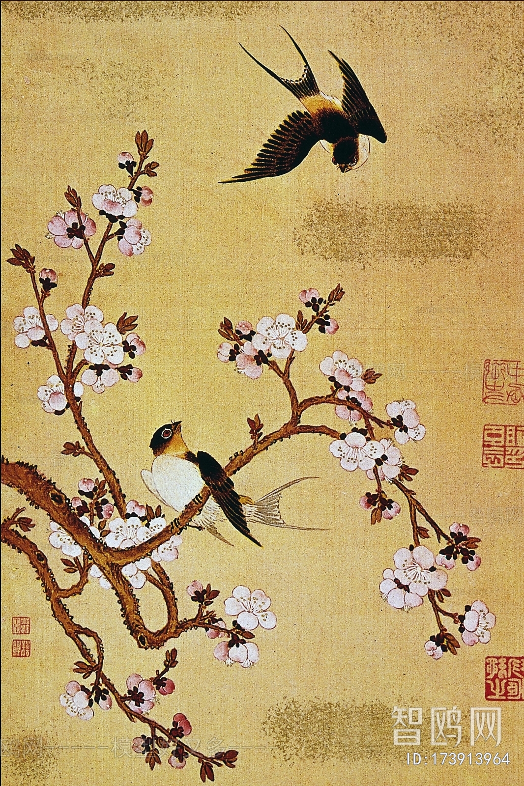 中式国画花鸟画