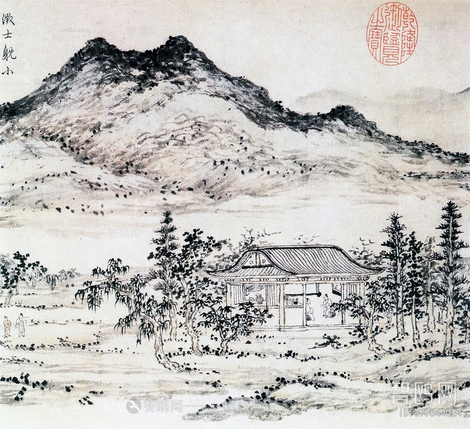 中式国画山水画