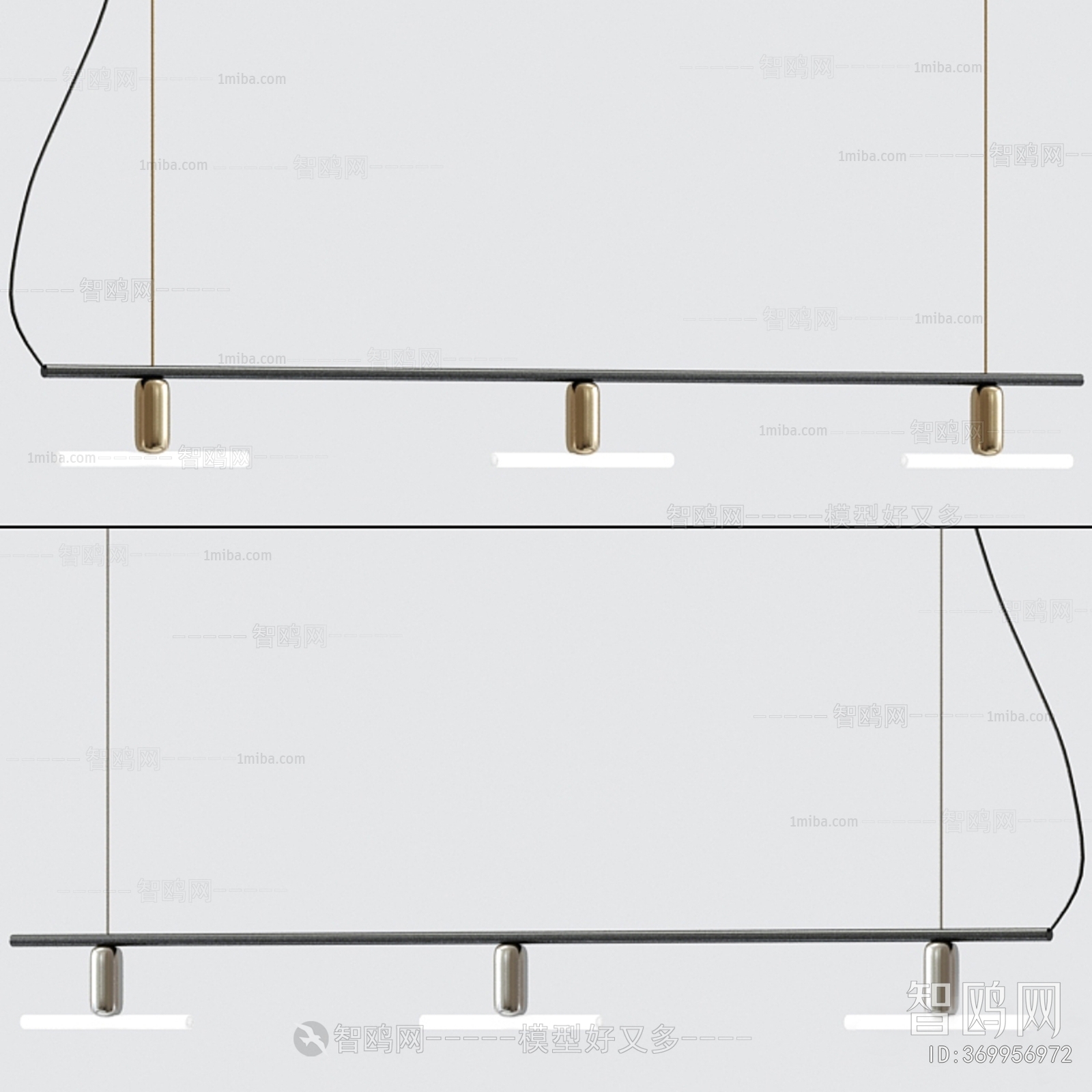 Modern Long Chandelier