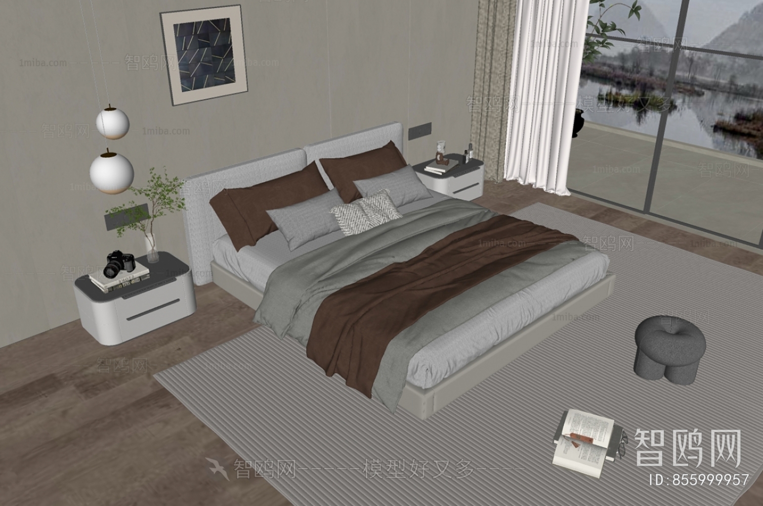 Modern Double Bed