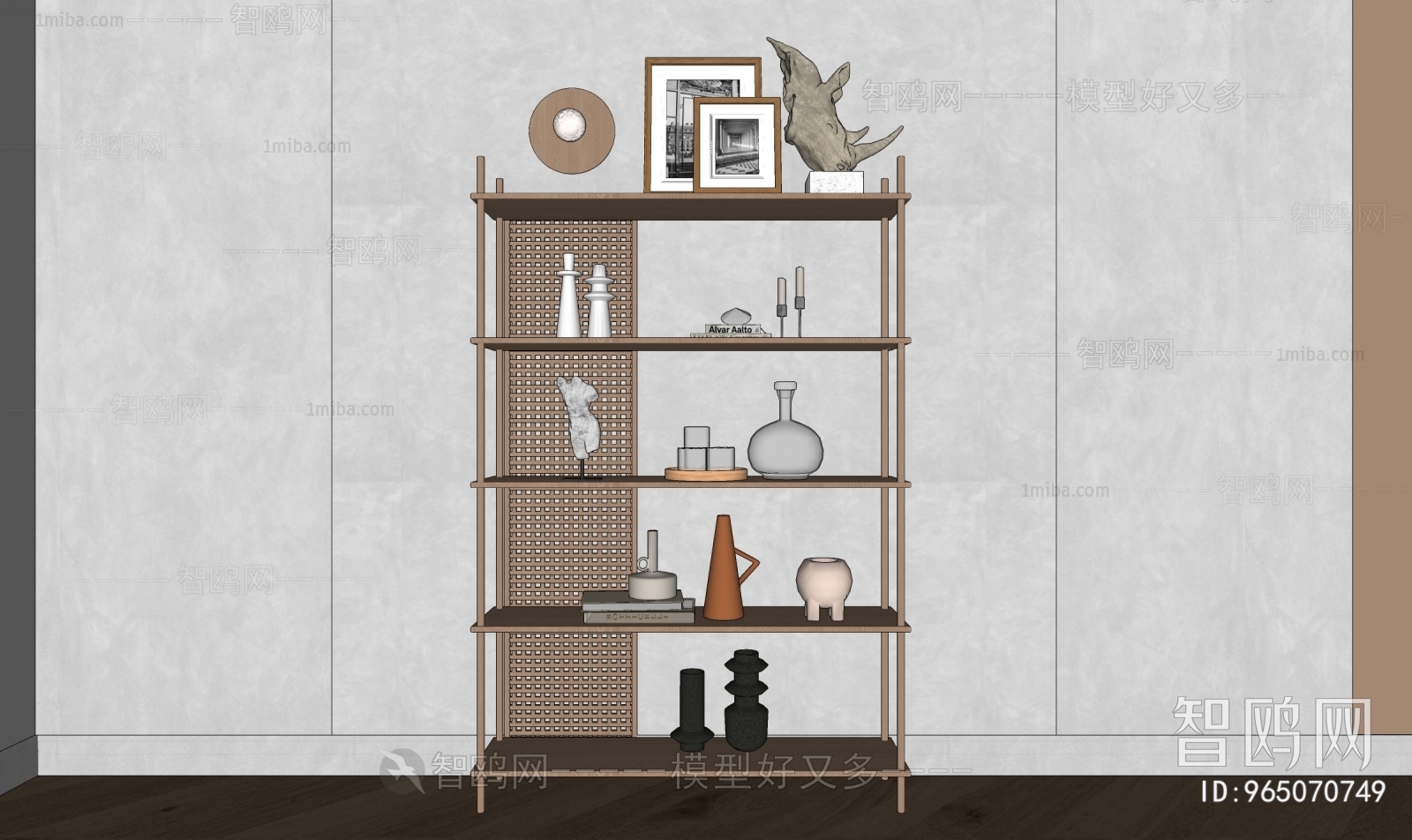 Wabi-sabi Style Shelving