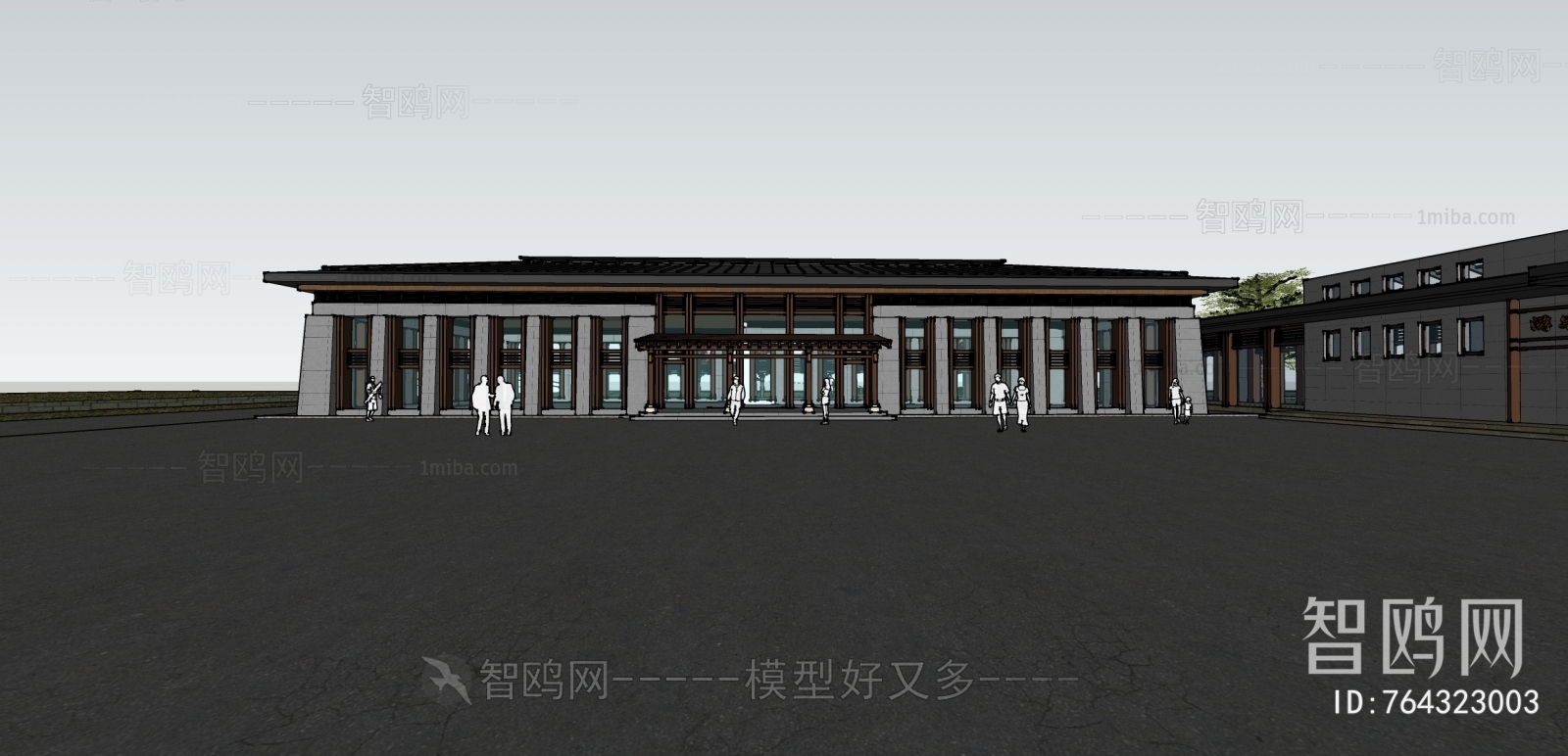 New Chinese Style Public Building