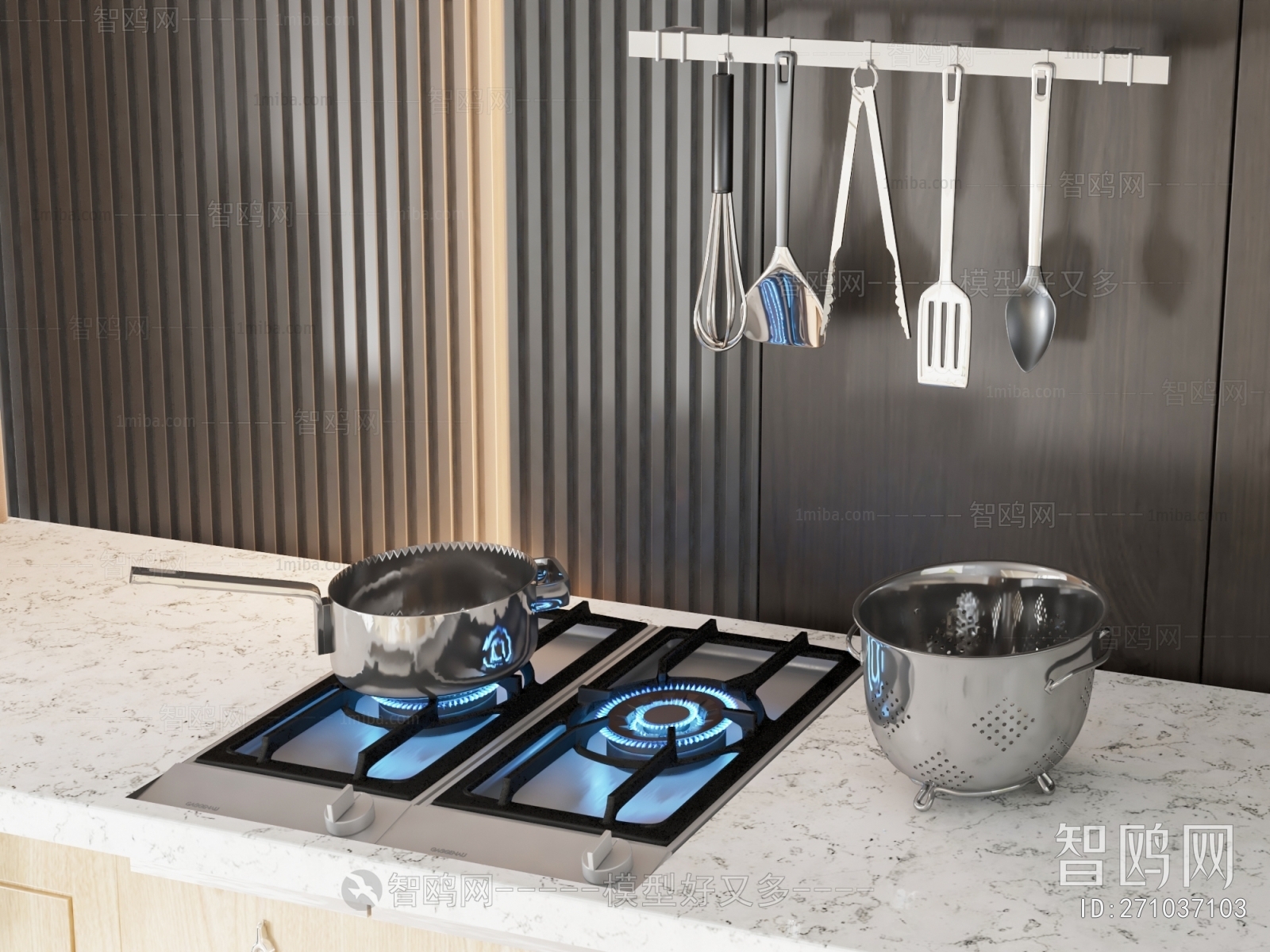 Modern Kitchen Electric Gas Range