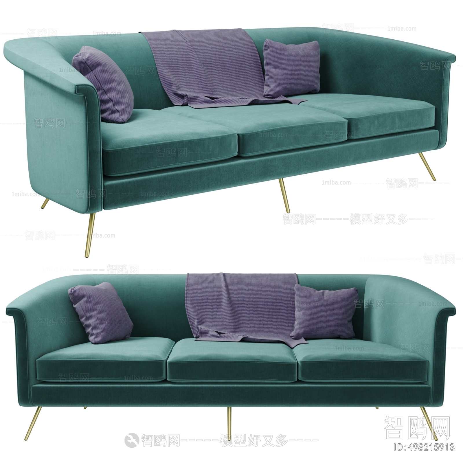 Modern Three-seat Sofa