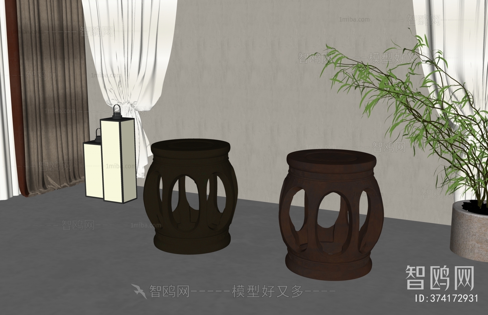 New Chinese Style Chinese Style Stool