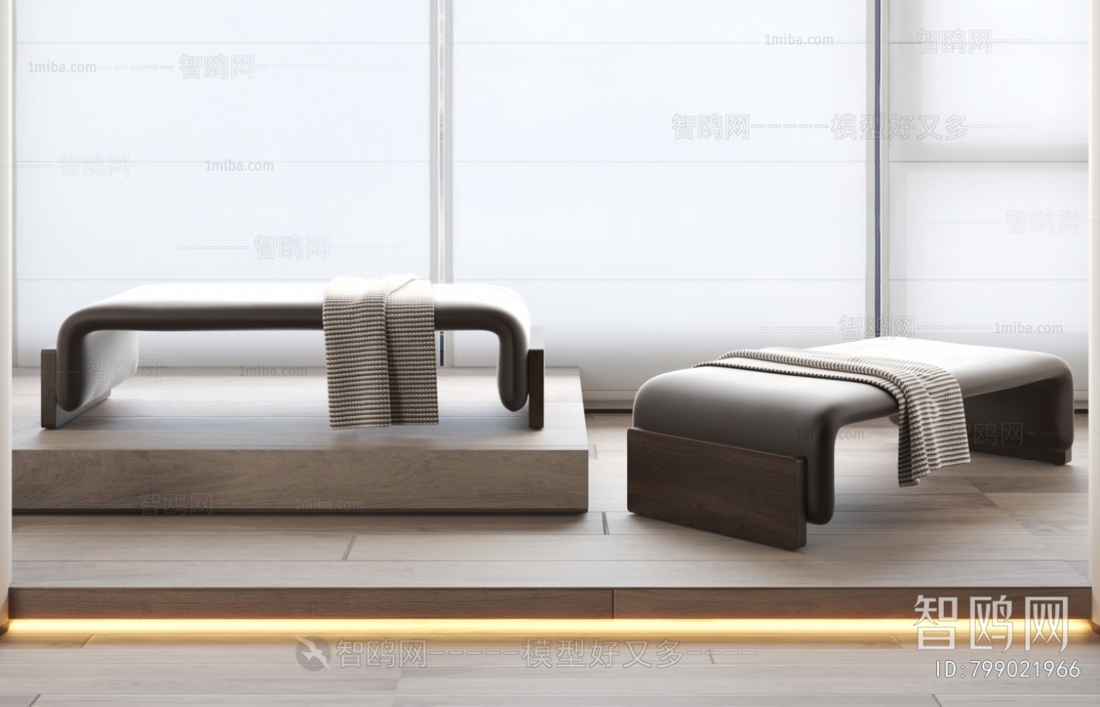 现代沙发凳