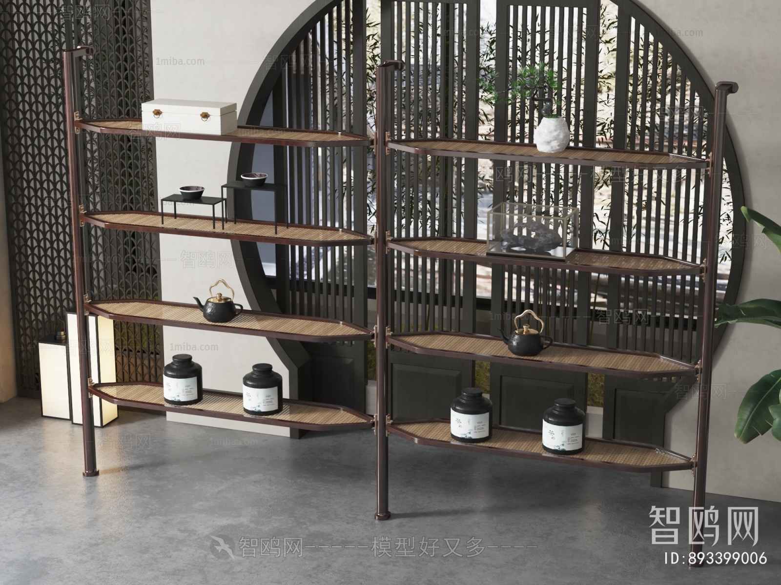 New Chinese Style Chinese Style Shelving