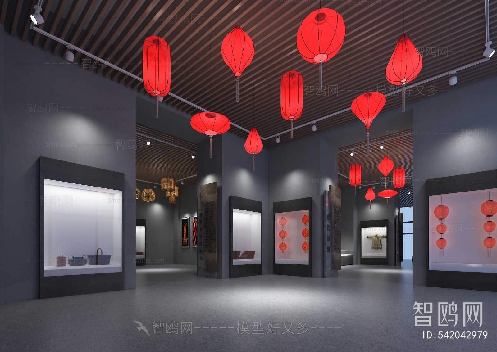 New Chinese Style Exhibition Hall