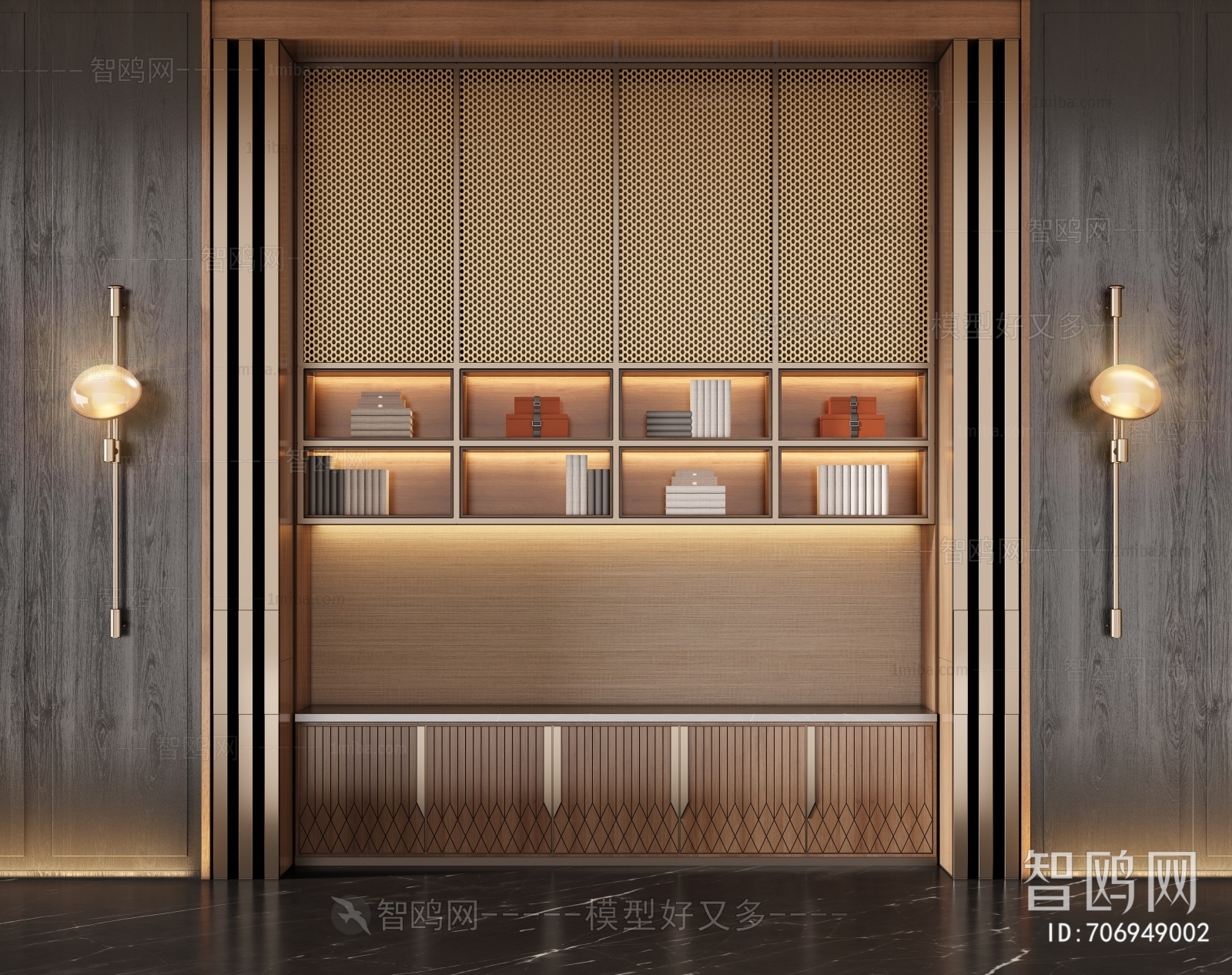 New Chinese Style Bookcase