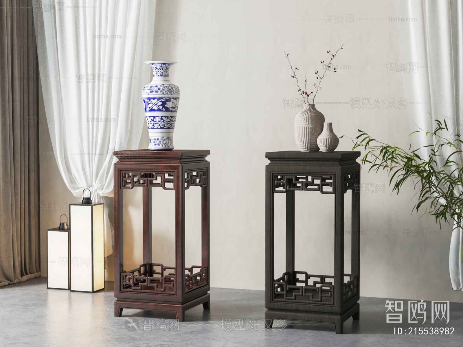 New Chinese Style Chinese Style Flower Shelf