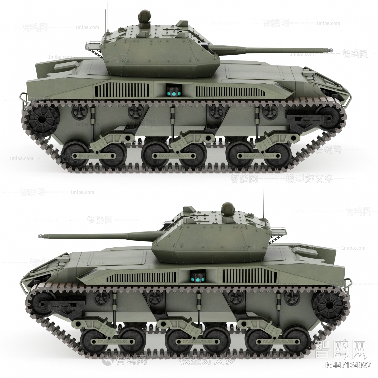现代无人坦克 装甲车