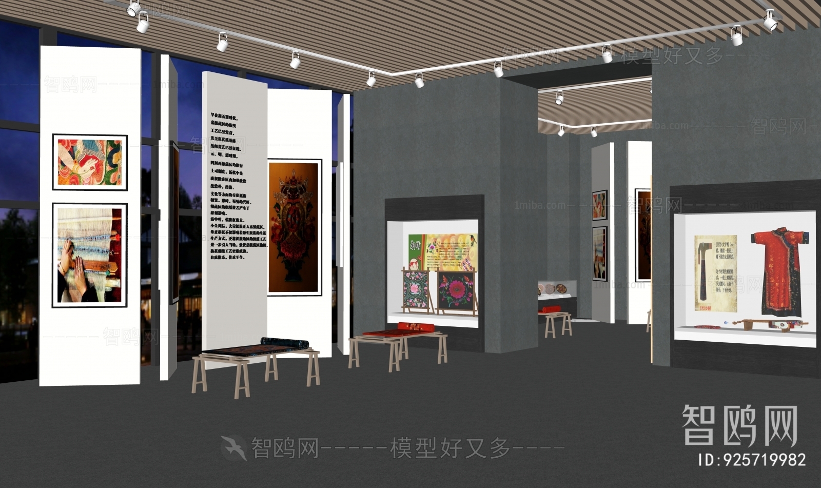 New Chinese Style Exhibition Hall