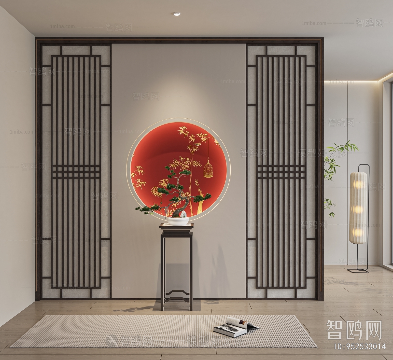 New Chinese Style Hallway