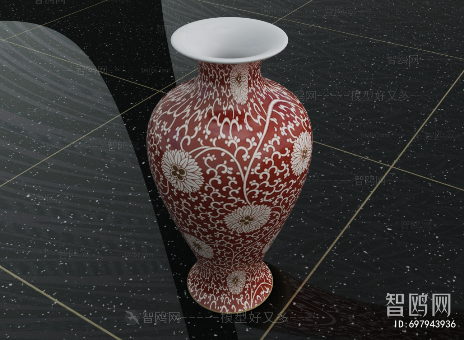 中式瓷器花瓶