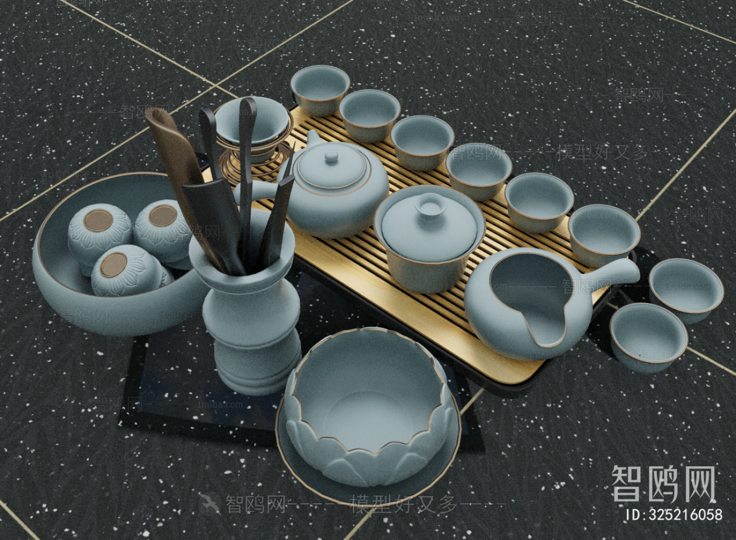 New Chinese Style Tea Set