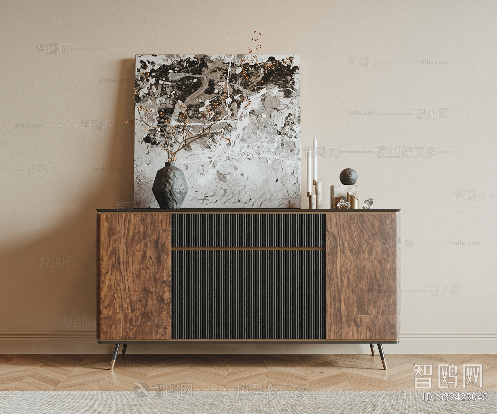 Wabi-sabi Style Side Cabinet/Entrance Cabinet