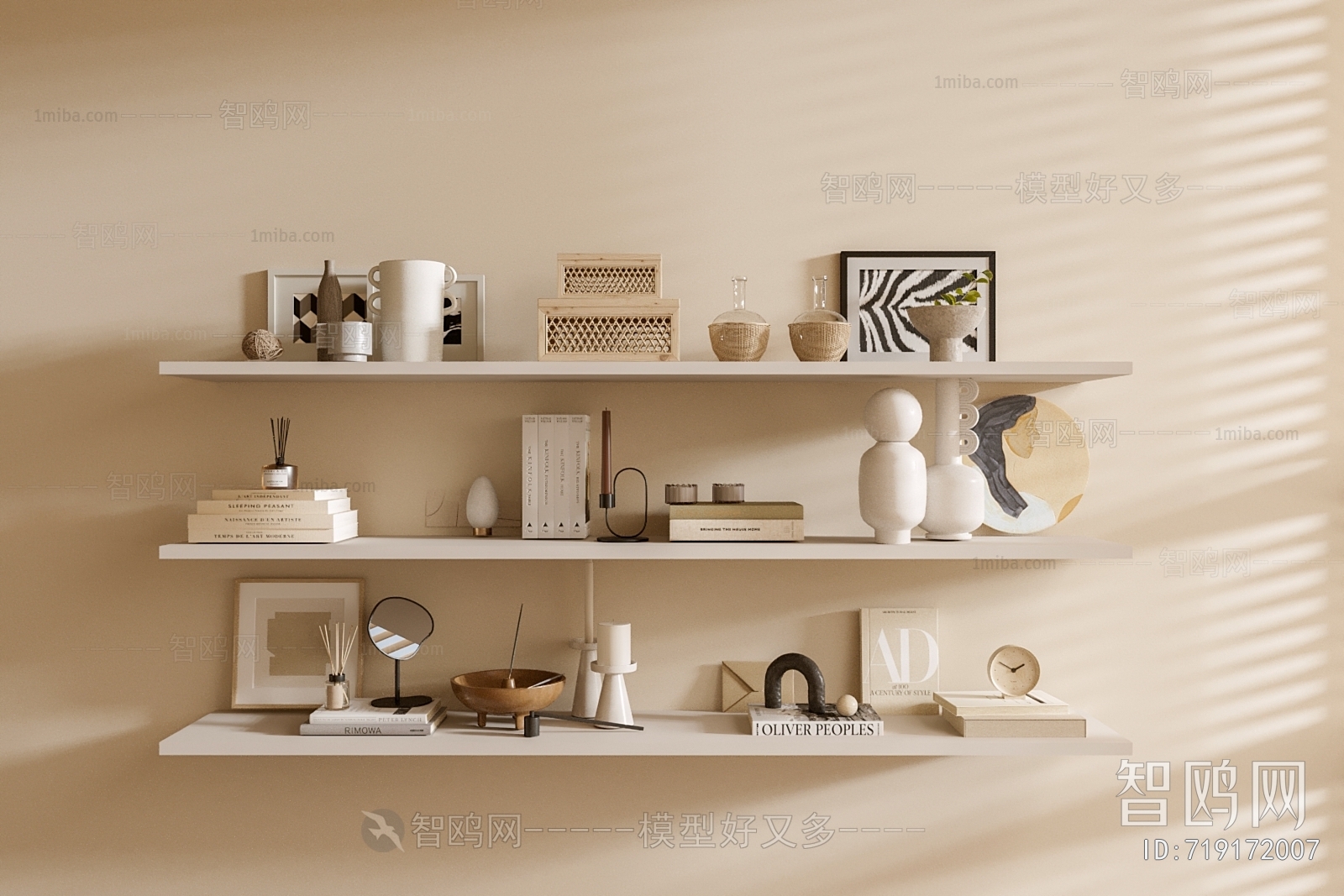 Wabi-sabi Style Shelving