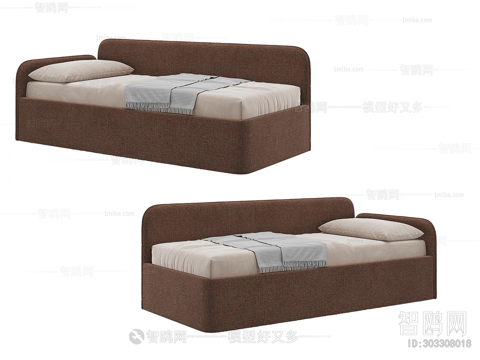 Nordic Style Single Bed