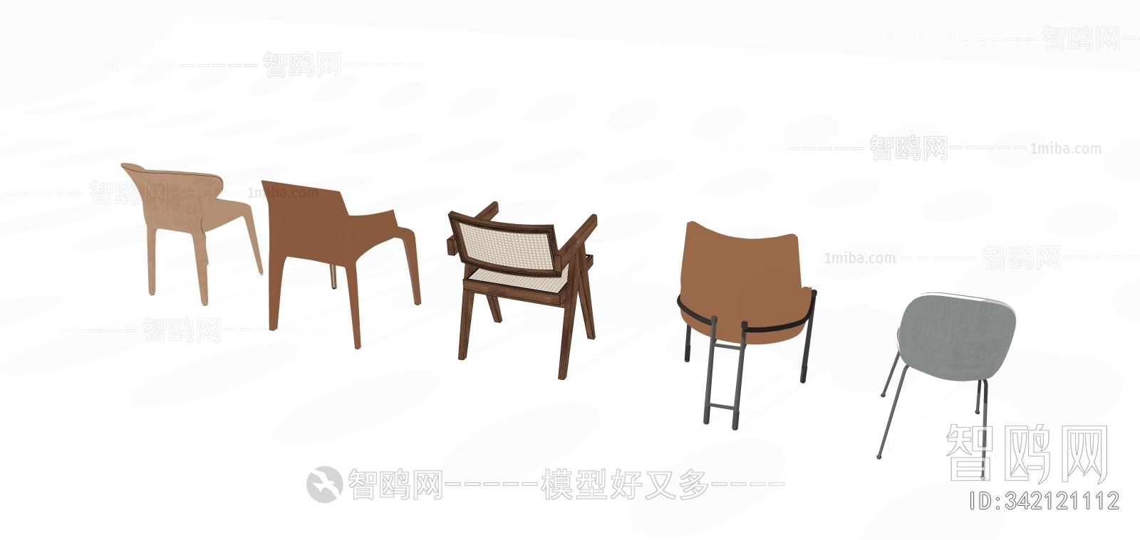 现代餐椅组合