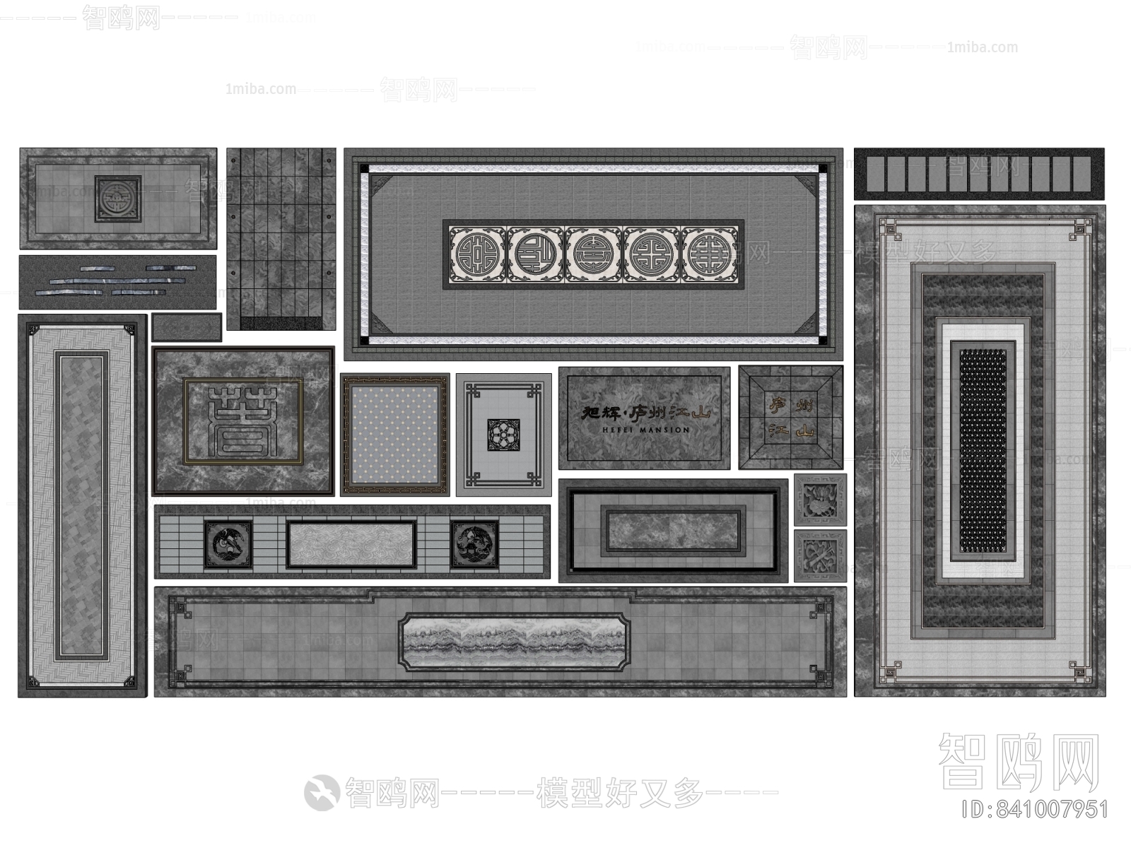 New Chinese Style Chinese Style Architectural Bird's-eye View Planning