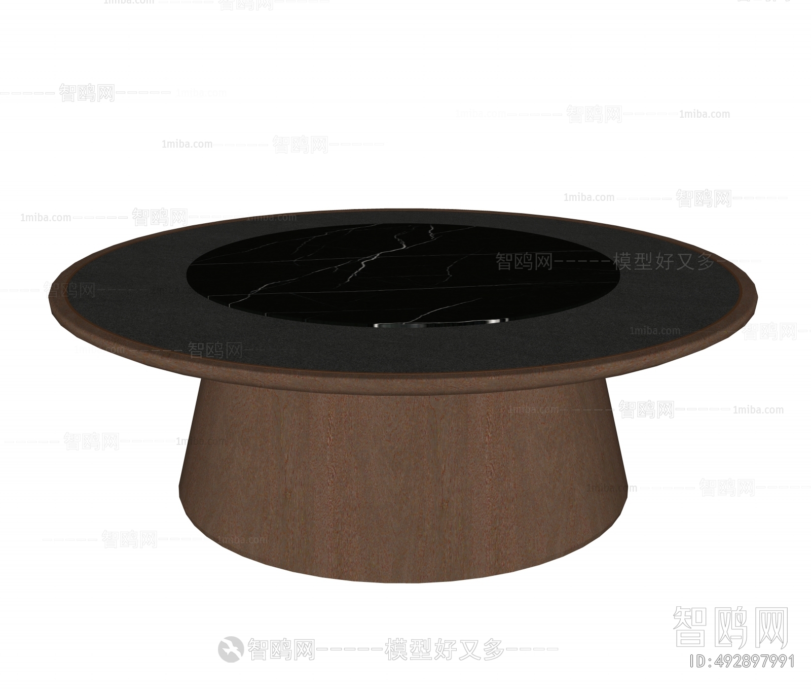 新中式圆形餐桌