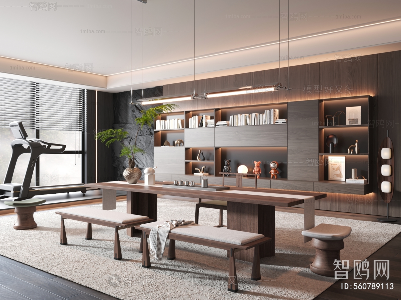 现代新中式茶室