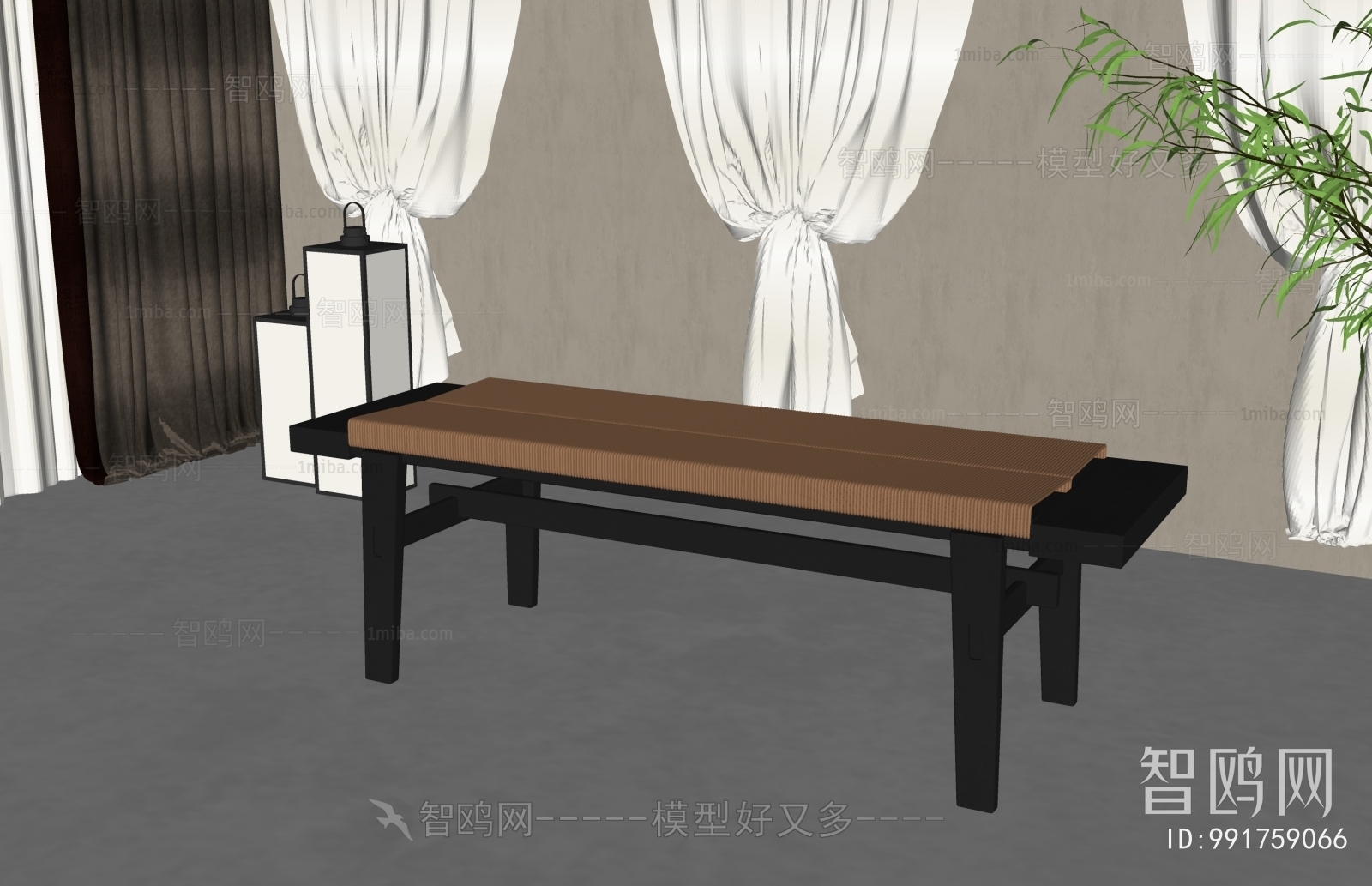 New Chinese Style Bench