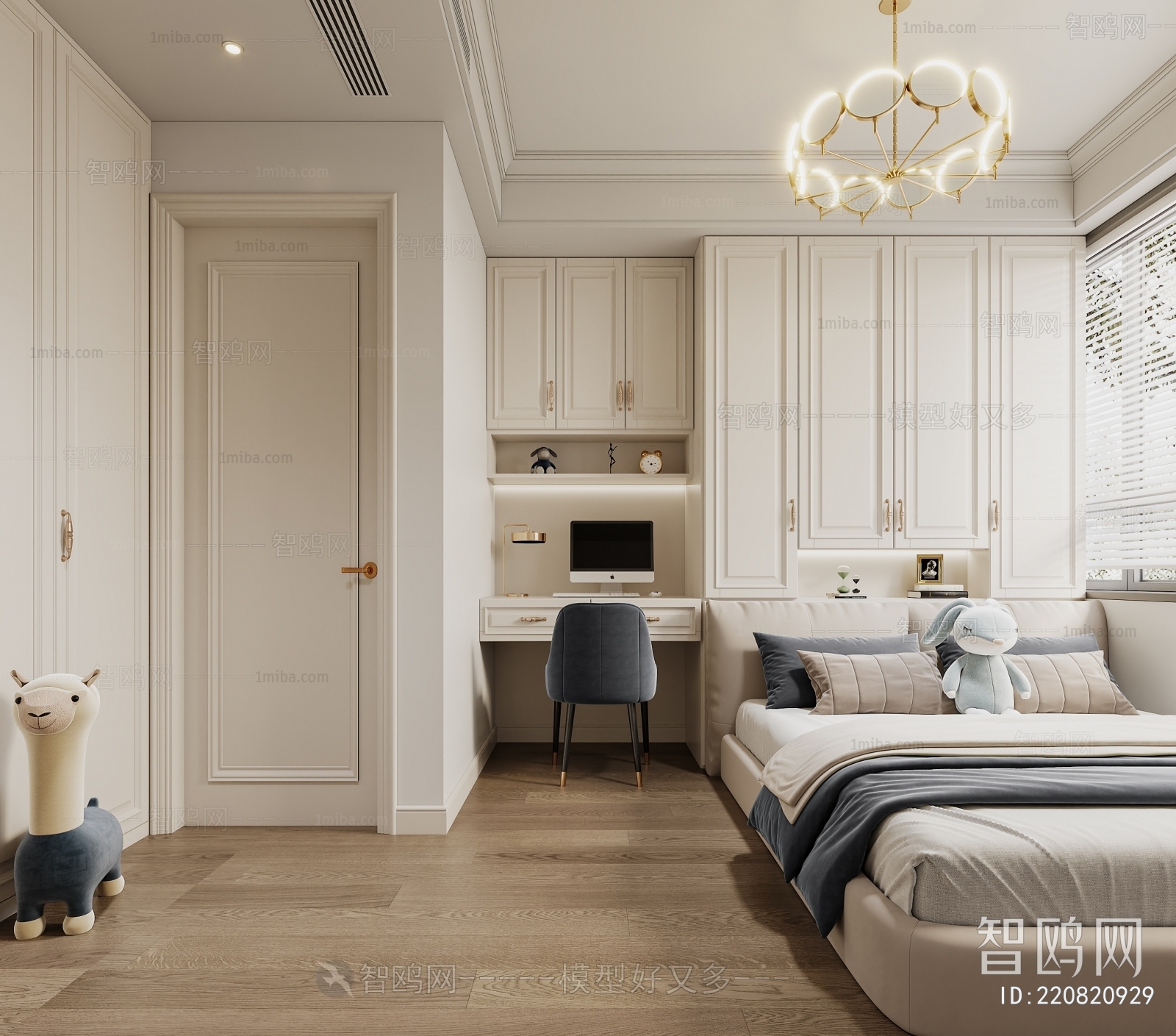 Modern French Style Bedroom