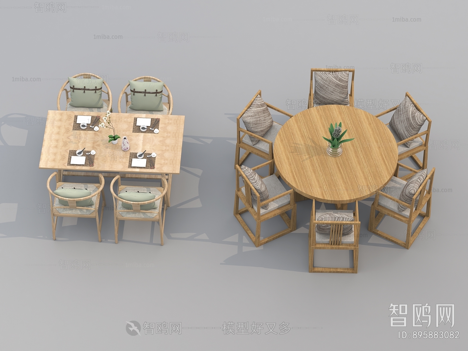 New Chinese Style Dining Table And Chairs