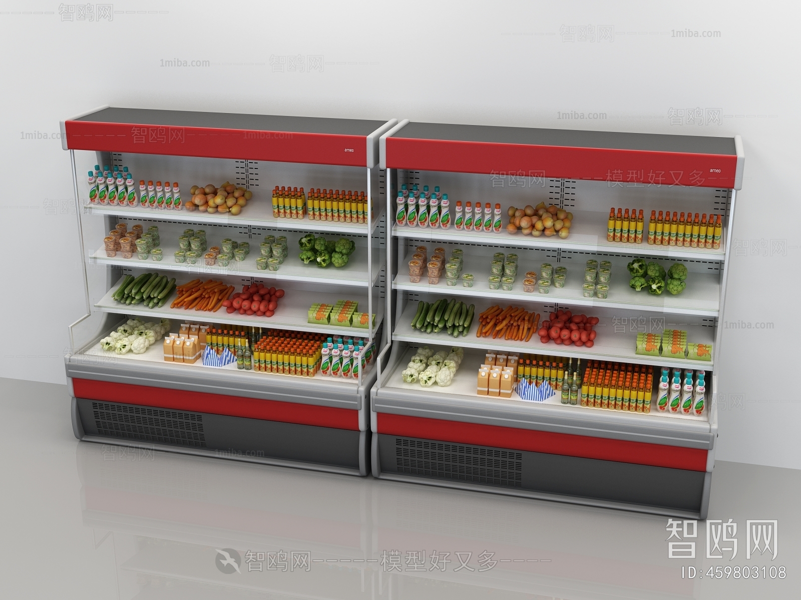 现代超市冷藏柜