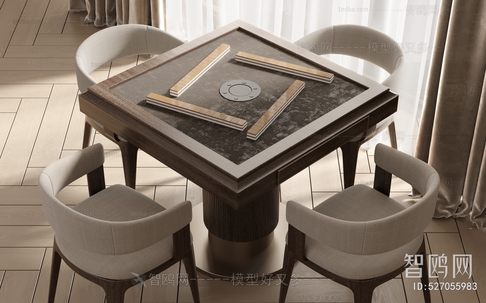 Modern Mahjong Tables And Chairs